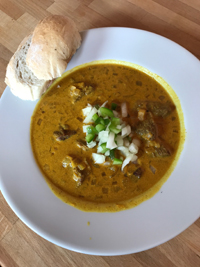 Curry-Sahne-Suppe